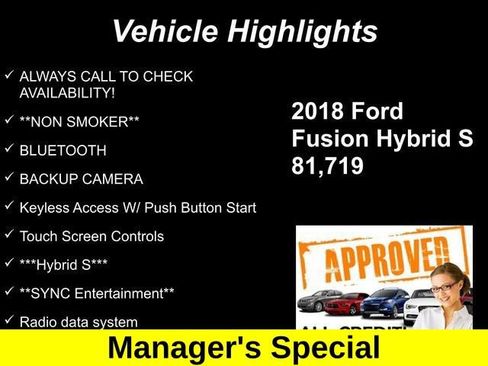 Used 2018 Ford Fusion S image 10
