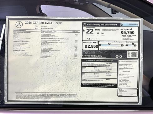 New 2026 Mercedes-Benz GLE 350 4MATIC image 18