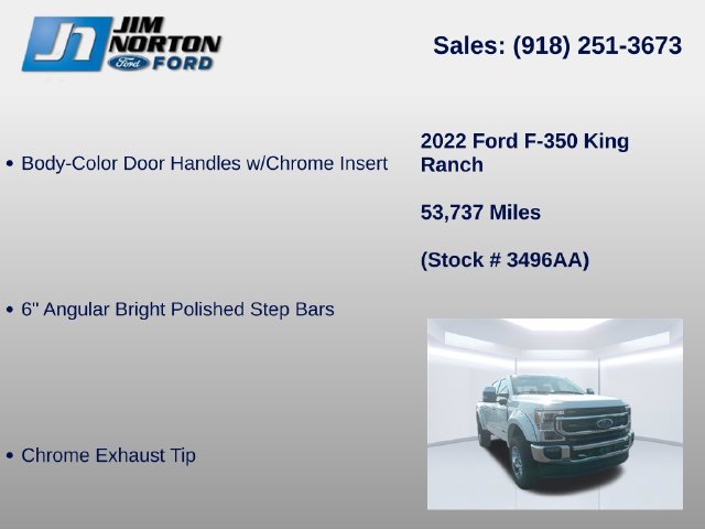 Used 2022 Ford F350 King Ranch w/ King Ranch Ultimate Package AWD/4WD image 15
