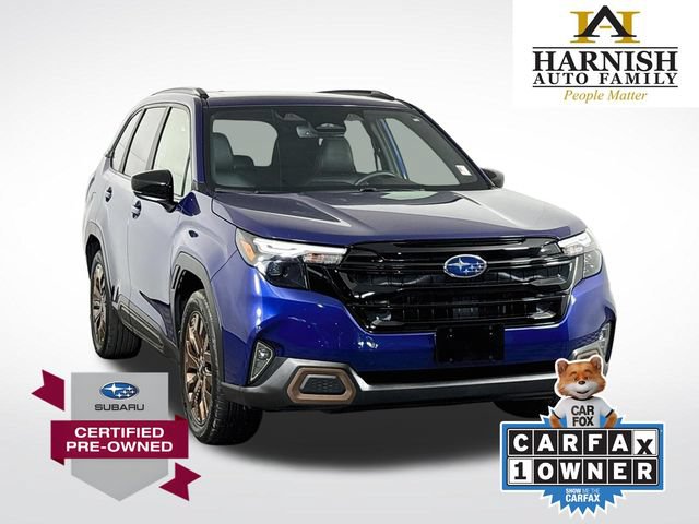 Certified 2025 Subaru Forester Sport w/ Popular Package #1 AWD/4WD 360° Tour