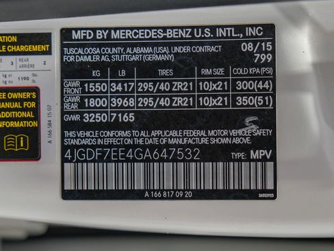 Used 2016 Mercedes-Benz GL 63 AMG 4MATIC image 71