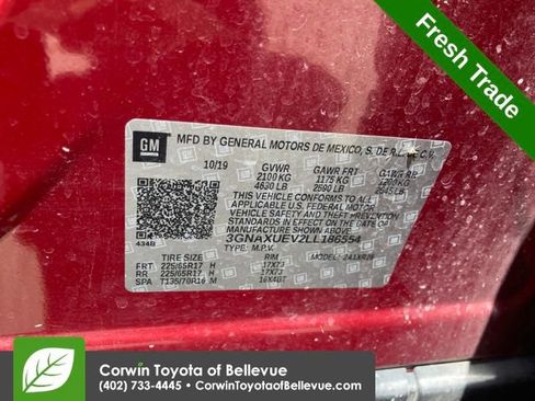 Used 2020 Chevrolet Equinox LT AWD/4WD image 12