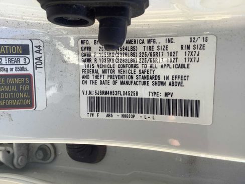 Used 2015 Honda CR-V EX image 10