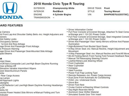 Used 2018 Honda Civic Type R image 17