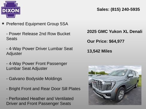Used 2025 GMC Yukon XL Denali AWD/4WD image 4