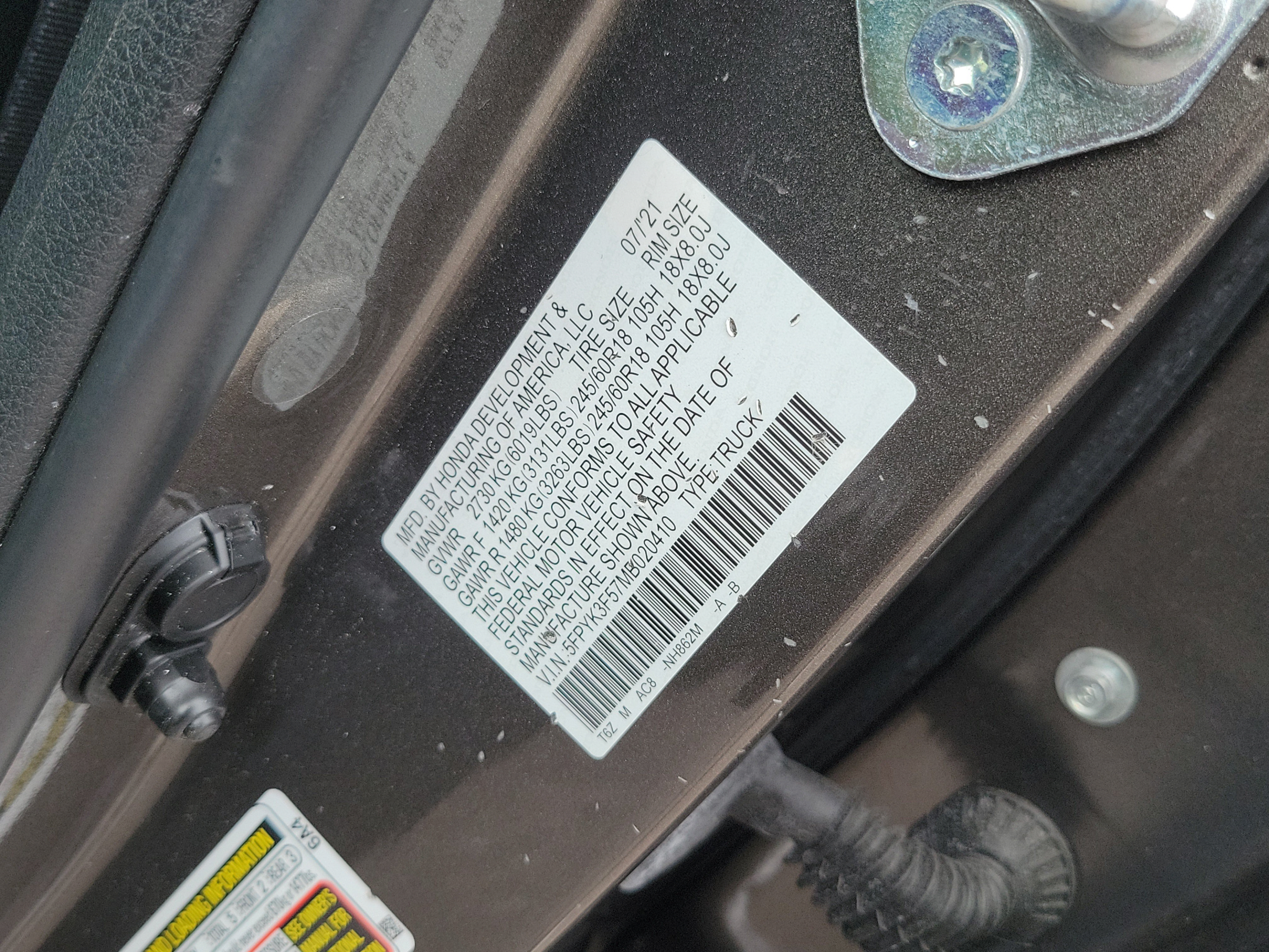 Used 2021 Honda Ridgeline RTL image 35