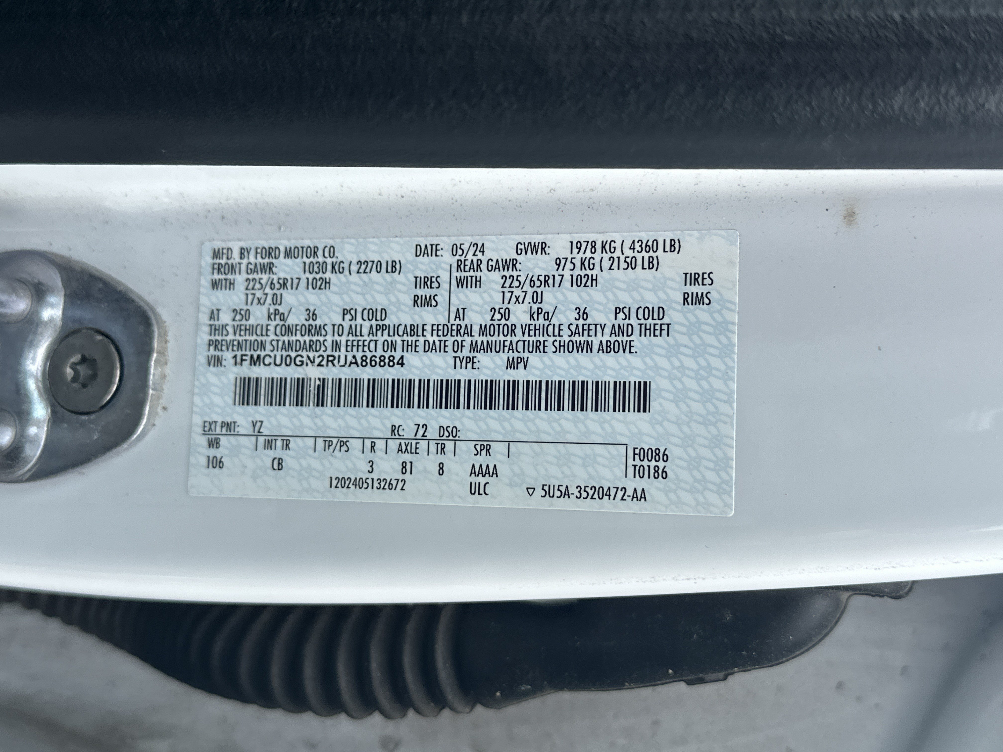 Used 2024 Ford Escape Active FWD image 11