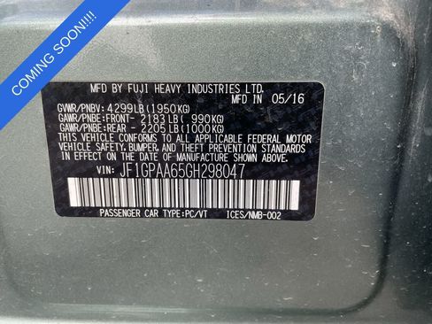 Used 2016 Subaru Impreza 2.0i AWD/4WD image 27