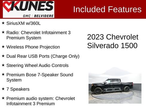 Used 2023 Chevrolet Silverado 1500 High Country w/ High Country Premium Package image 2