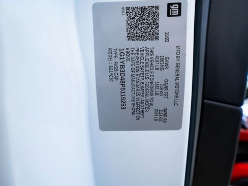 Used 2023 Chevrolet Corvette Stingray Preferred Conv w/ Battery Protection Package RWD image 49