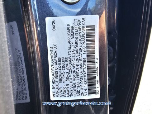 New 2026 Honda Accord SE image 13