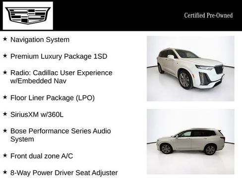 Used 2024 Cadillac XT6 Premium Luxury w/ LPO, Floor Liner Package AWD/4WD image 4