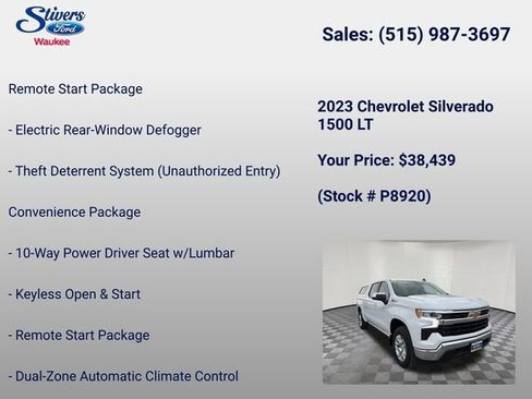 Used 2023 Chevrolet Silverado 1500 LT AWD/4WD image 34