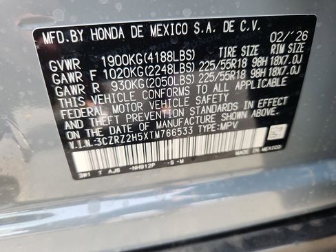 New 2026 Honda HR-V Sport image 13