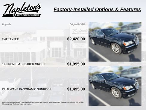 Used 2012 Chrysler 300 C w/ 19-Premium Speaker Group AWD/4WD image 2