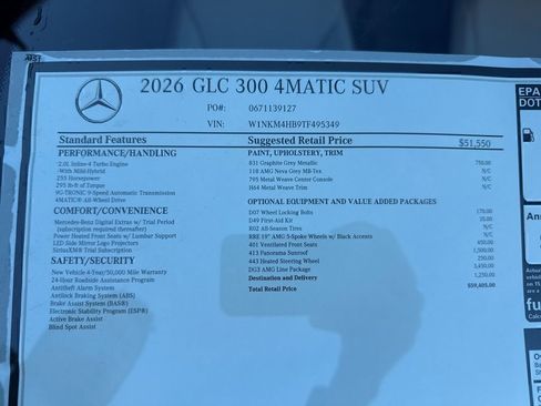 New 2026 Mercedes-Benz GLC 300 4MATIC image 11