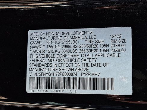 Used 2023 Honda Pilot Touring image 30