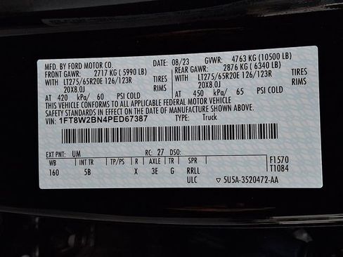 Used 2023 Ford F250 Lariat w/ Sport Appearance Package image 28