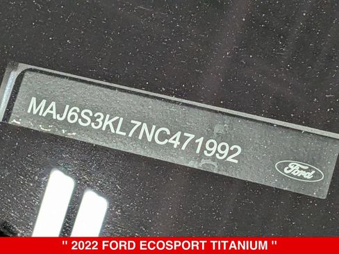 Used 2022 Ford EcoSport Titanium AWD/4WD image 36