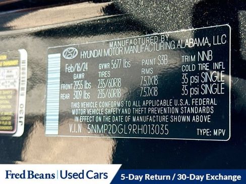 Certified 2024 Hyundai Santa Fe SEL AWD/4WD image 37