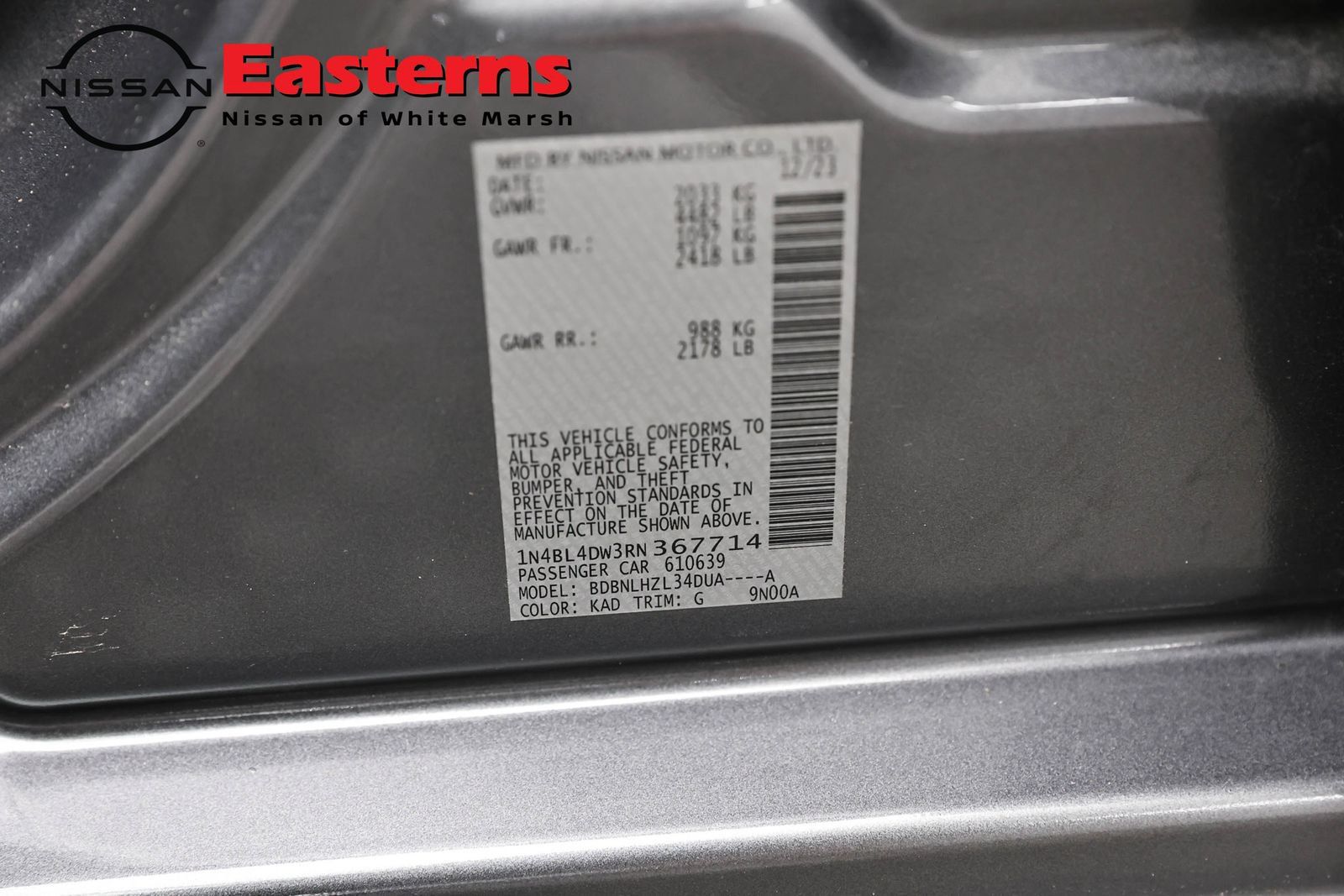 Used 2024 Nissan Altima 2.5 SV AWD/4WD image 34