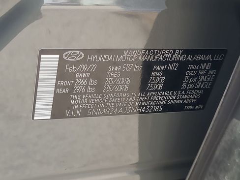 Used 2022 Hyundai Santa Fe SEL FWD image 35