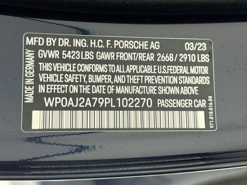 Certified 2023 Porsche Panamera 4 Platinum Edition AWD/4WD image 12