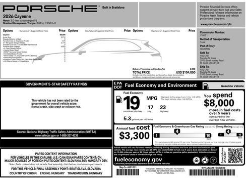 Used 2026 Porsche Cayenne AWD/4WD image 44