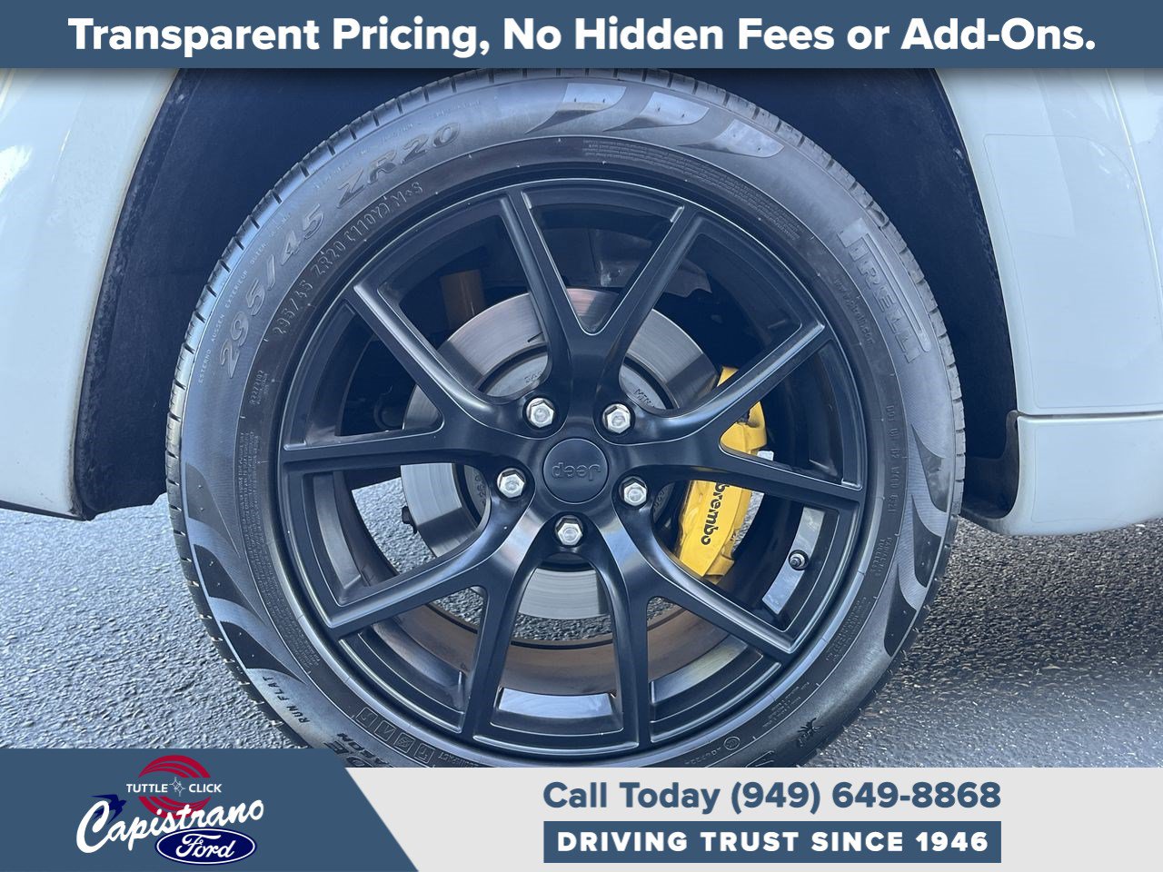 Used 2018 Jeep Grand Cherokee Trackhawk w/ Trailer Tow Group IV AWD/4WD image 16