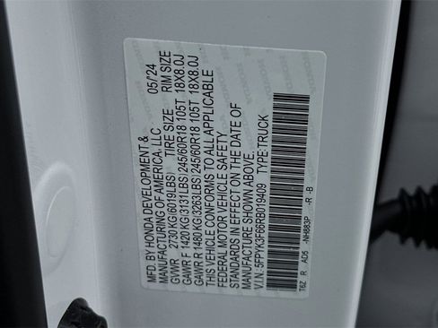 New 2024 Honda Ridgeline TrailSport image 21