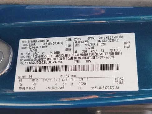 Used 2020 Ford Escape SE AWD/4WD image 15