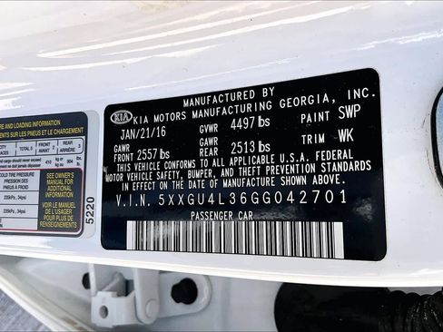 Used 2016 Kia Optima EX image 38