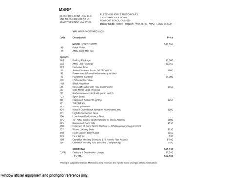 Used 2022 Mercedes-Benz C 300 Sedan image 2