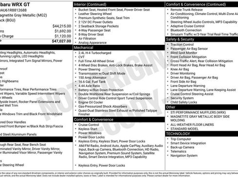 Used 2024 Subaru WRX GT image 5
