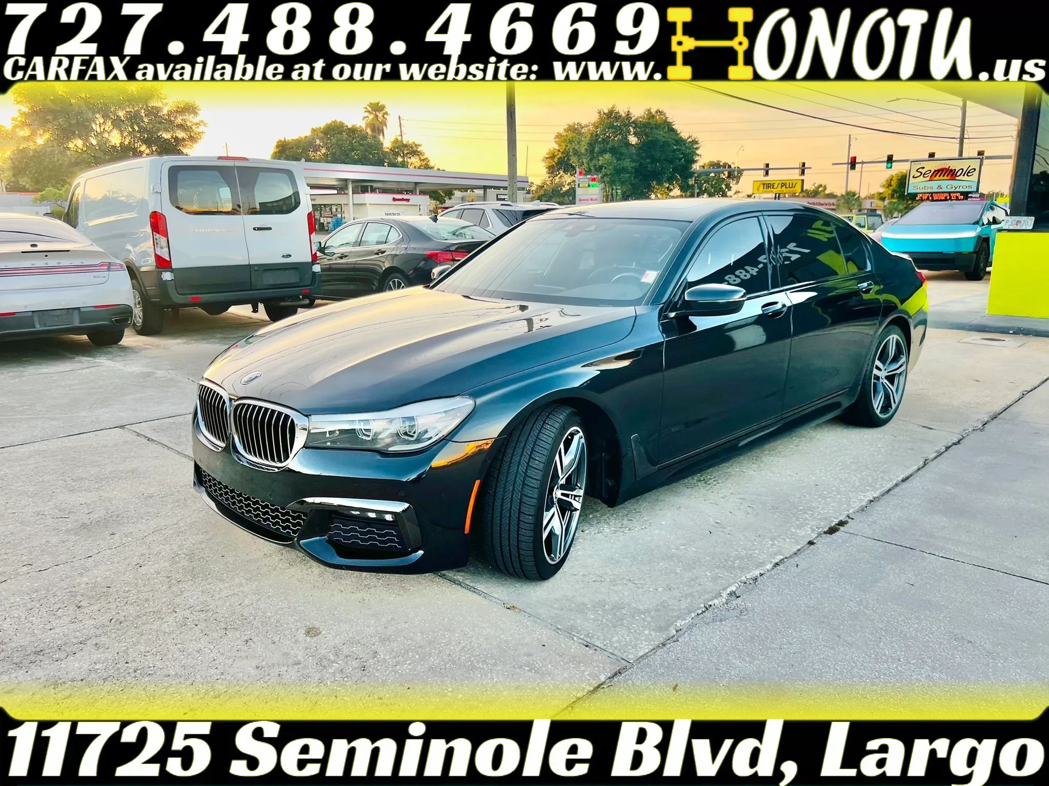 Used 2019 BMW 740i w/ M Sport Package RWD image 3