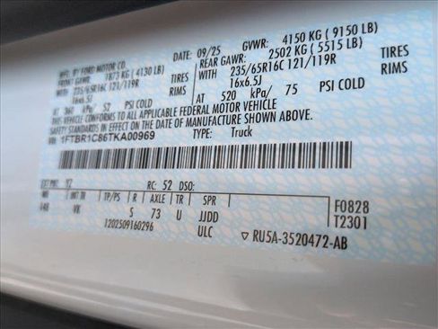 New 2026 Ford Transit 250 148 Medium Roof w/ Load Area Protection Package image 17