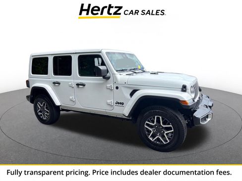Used 2025 Jeep Wrangler Unlimited Sahara AWD/4WD image 1