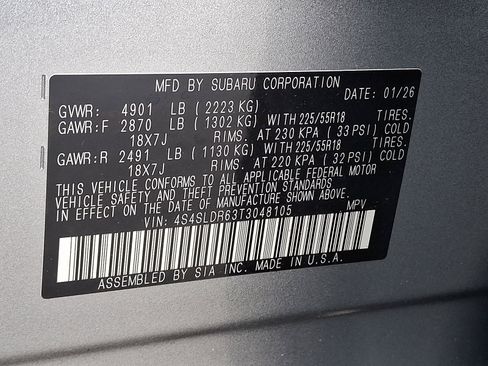 Used 2026 Subaru Forester Limited AWD/4WD image 27
