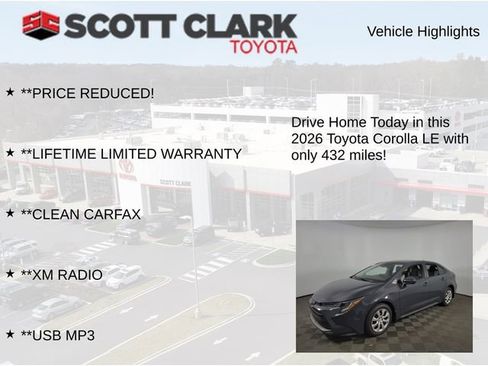 Used 2026 Toyota Corolla LE image 12