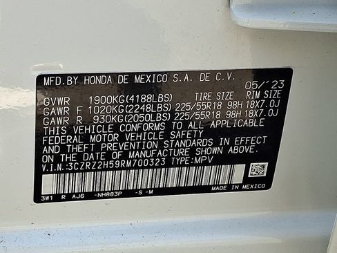 Certified 2024 Honda HR-V Sport image 30