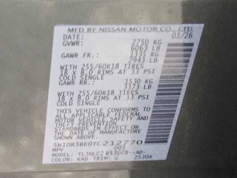 New 2026 Nissan Pathfinder SV AWD/4WD image 20