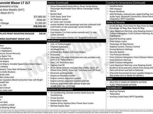 Used 2023 Chevrolet Blazer LT image 2