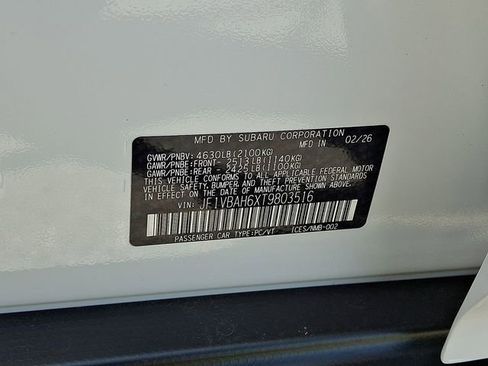 New 2026 Subaru WRX Premium AWD/4WD image 19
