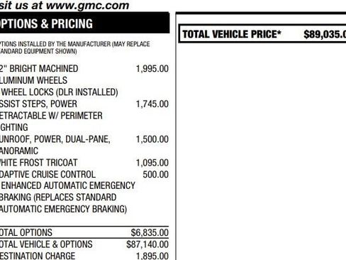 Used 2023 GMC Yukon XL Denali AWD/4WD image 2