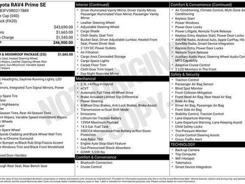 Used 2024 Toyota RAV4 SE w/ Weather & Moonroof Package AWD/4WD image 8