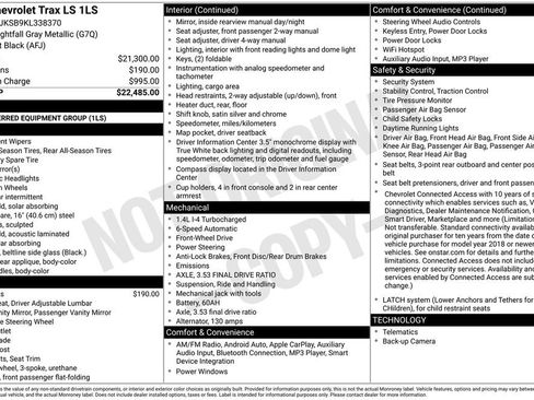 Certified 2019 Chevrolet Trax LS image 5