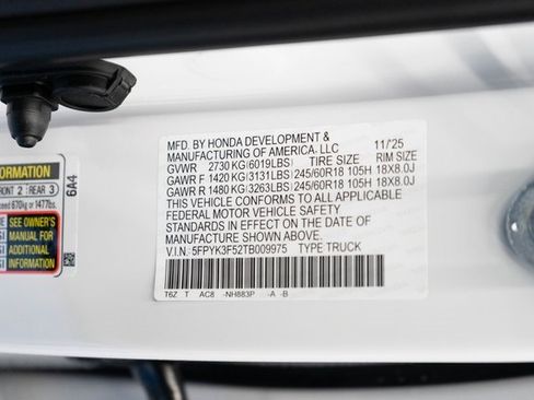 New 2026 Honda Ridgeline RTL image 32