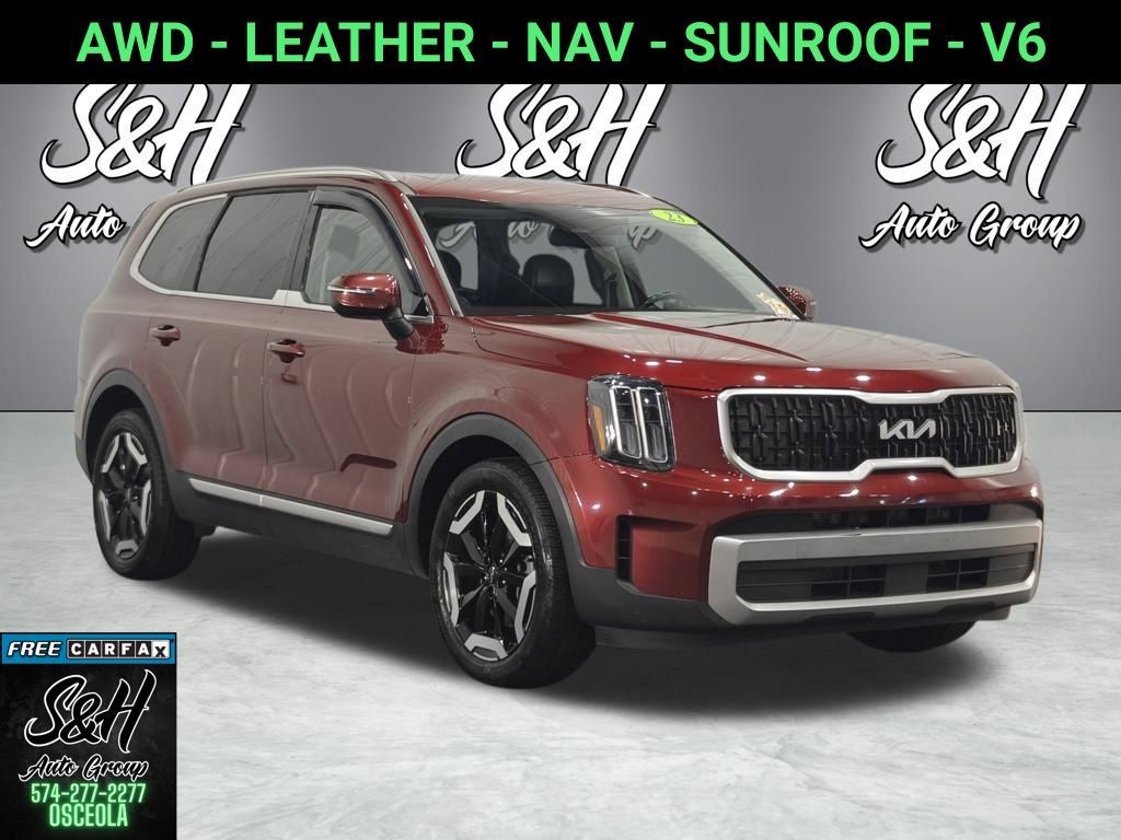 Used 2023 Kia Telluride EX w/ EX Captain's Chair Package AWD/4WD image 1