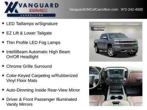 Used 2016 Chevrolet Silverado 1500 High Country w/ High Country Premium Package AWD/4WD image 30