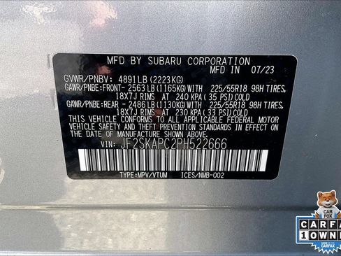 Certified 2023 Subaru Forester Limited w/ Popular Package #2 AWD/4WD image 33